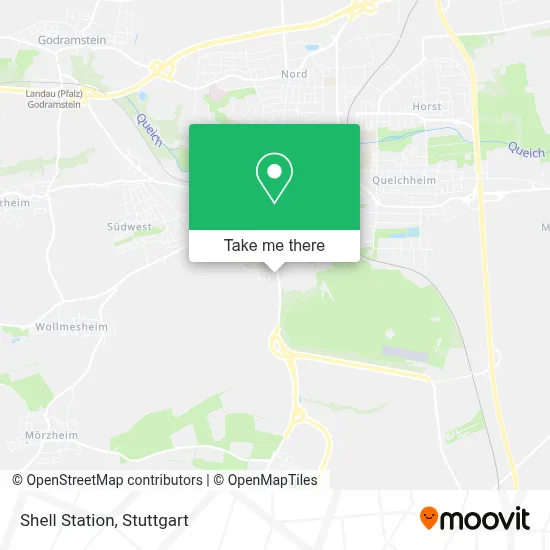 Shell Station map