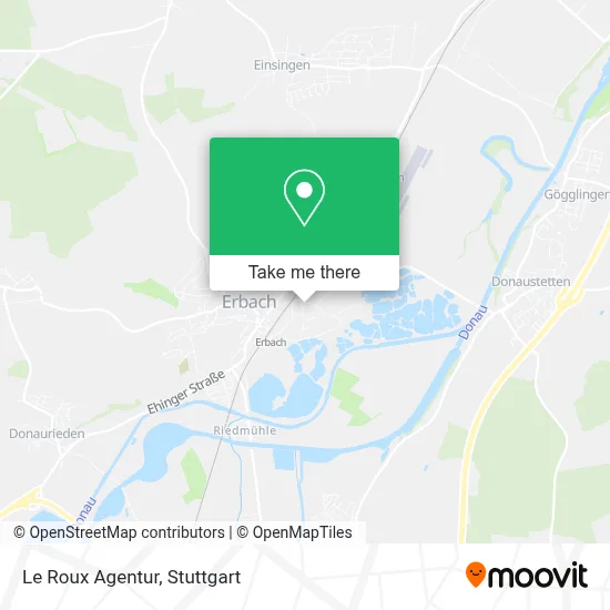 Le Roux Agentur map