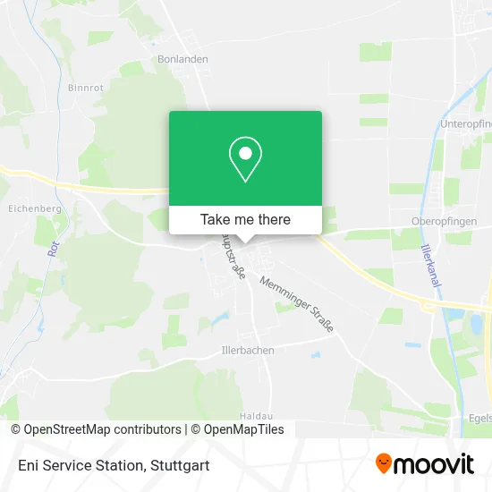 Eni Service Station map