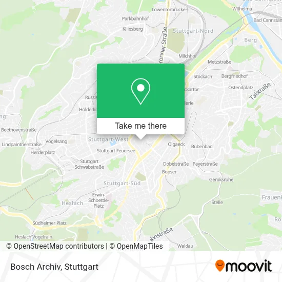 Bosch Archiv map
