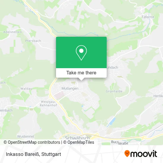 Inkasso Bareiß map
