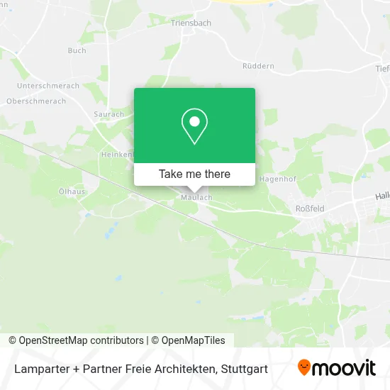 Lamparter + Partner Freie Architekten map