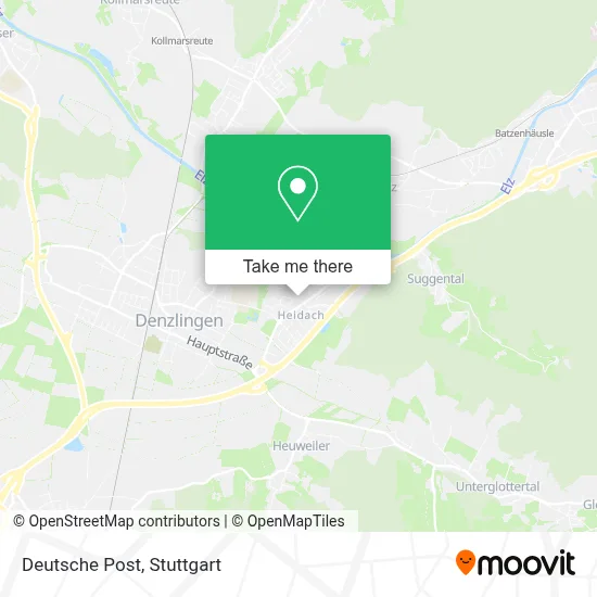 Deutsche Post map