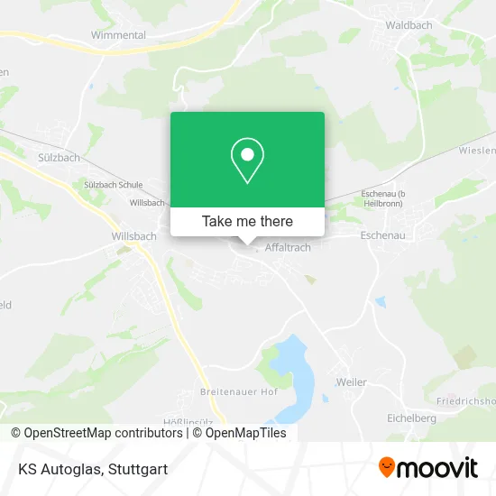 KS Autoglas map