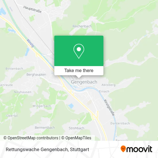 Rettungswache Gengenbach map