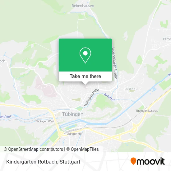 Kindergarten Rotbach map