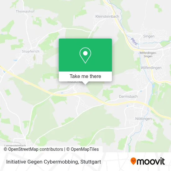 Initiative Gegen Cybermobbing map