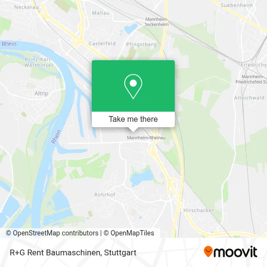 R+G Rent Baumaschinen map