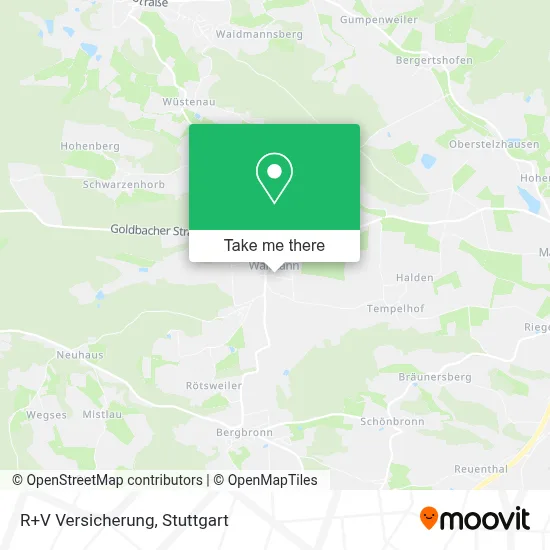 R+V Versicherung map