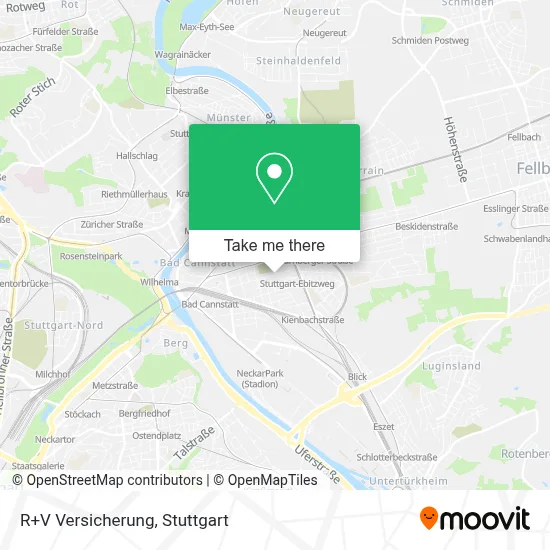R+V Versicherung map