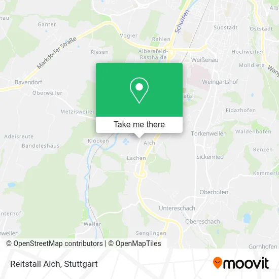 Reitstall Aich map
