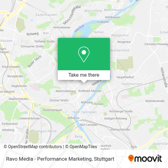 Ravo Media - Performance Marketing map