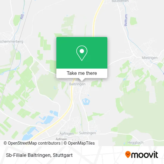 Sb-Filiale Baltringen map