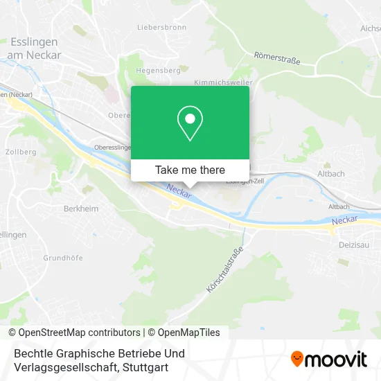 Bechtle Graphische Betriebe Und Verlagsgesellschaft map