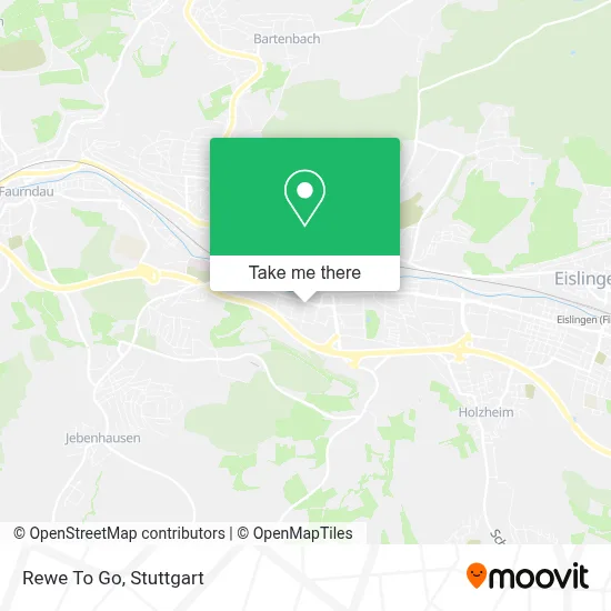 Rewe To Go map