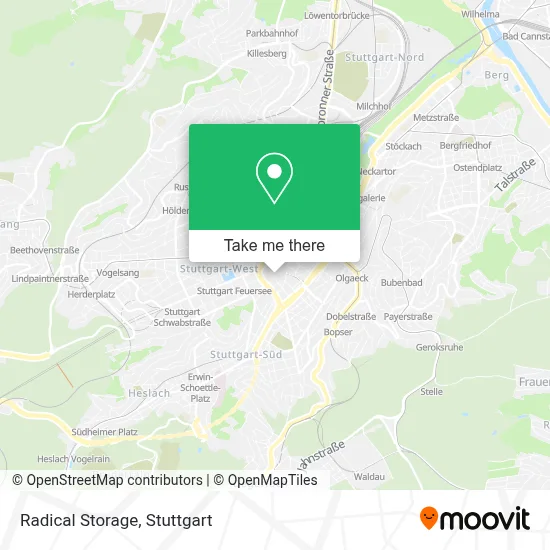 Radical Storage map