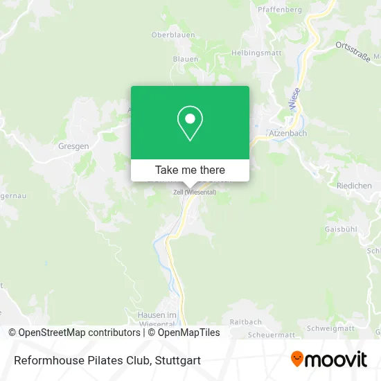 Reformhouse Pilates Club map