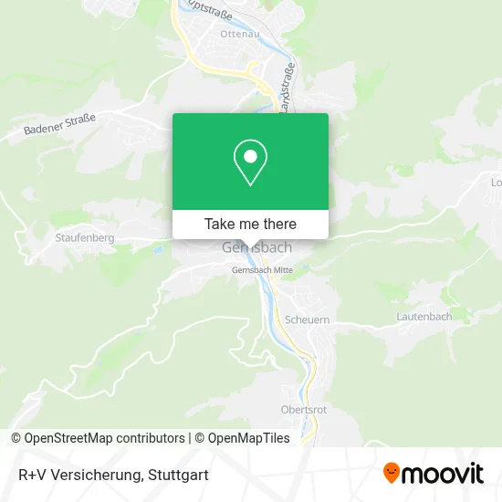 R+V Versicherung map