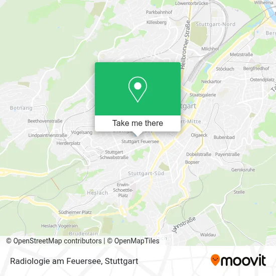Radiologie am Feuersee map