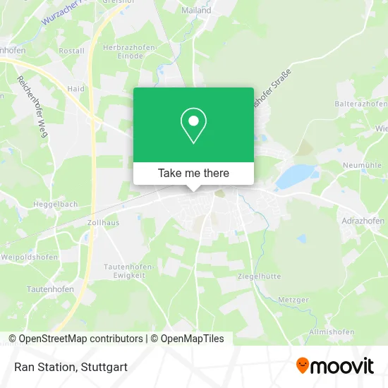 Ran Station map