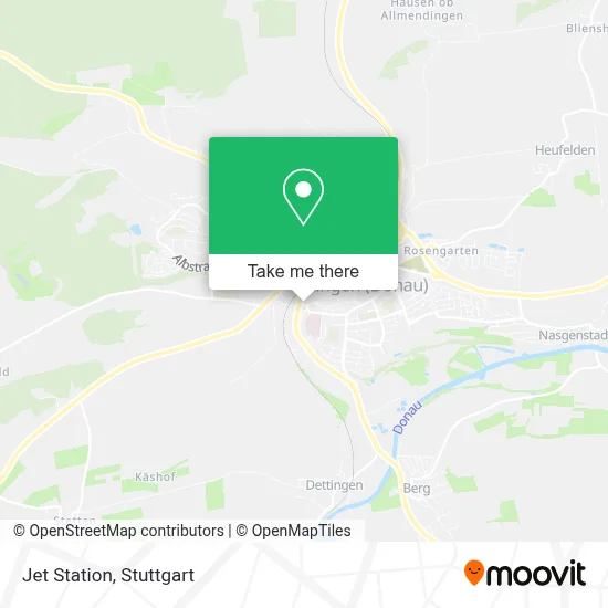 Jet Station map