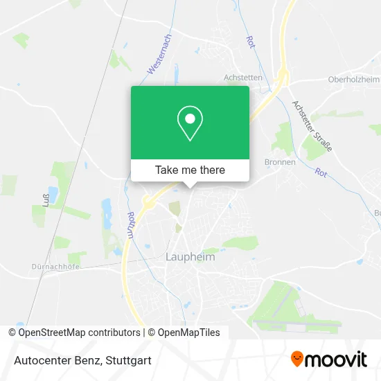 Autocenter Benz map