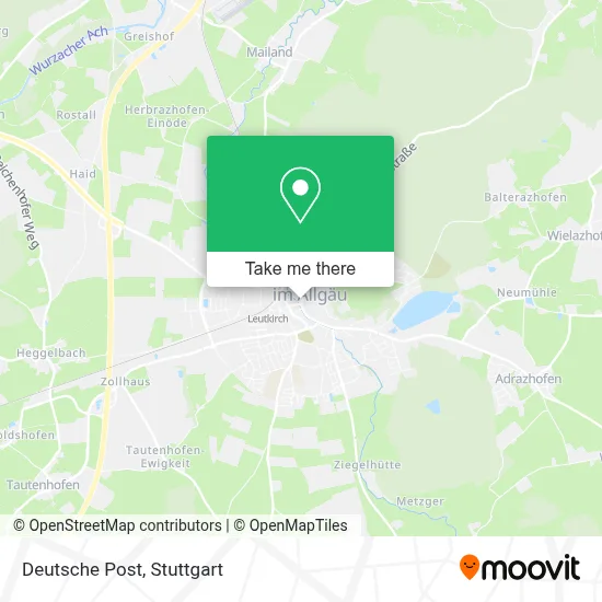 Deutsche Post map
