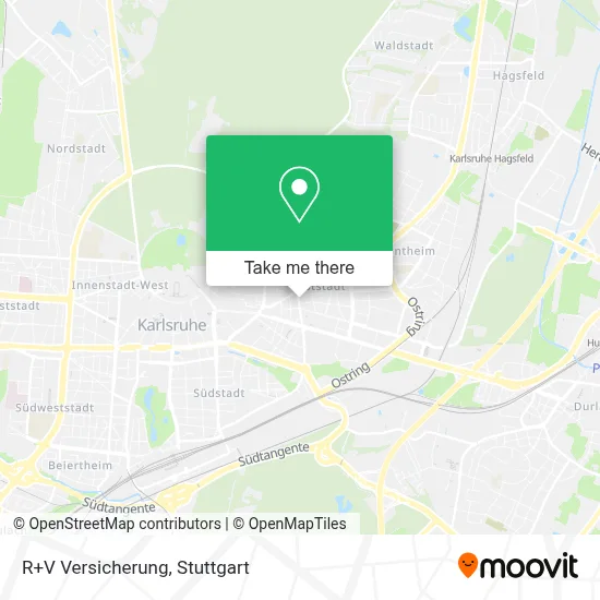 R+V Versicherung map