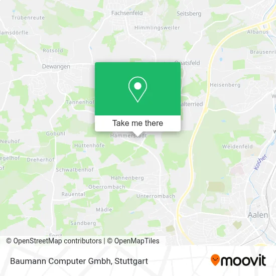 Baumann Computer Gmbh map