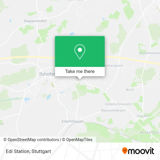 Edi Station map