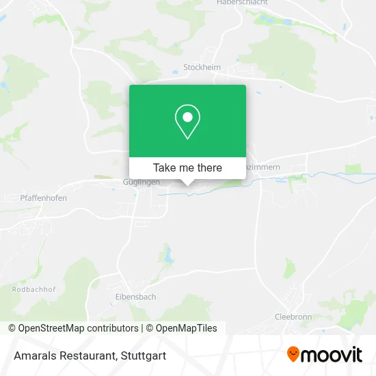 Amarals Restaurant map