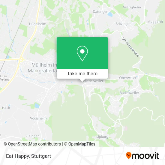 Eat Happy map