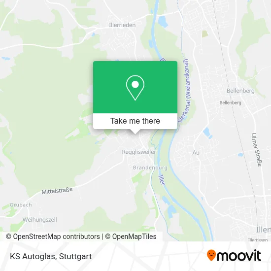KS Autoglas map