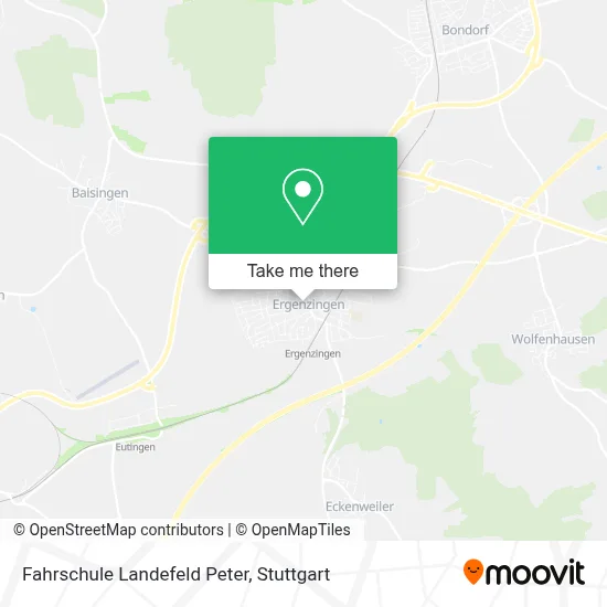 Fahrschule Landefeld Peter map