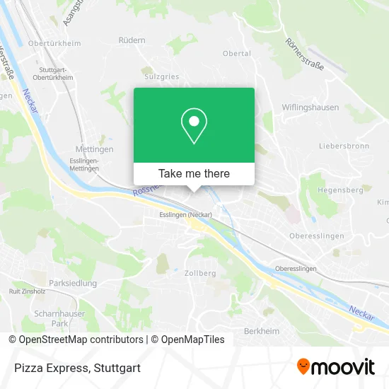 Pizza Express map