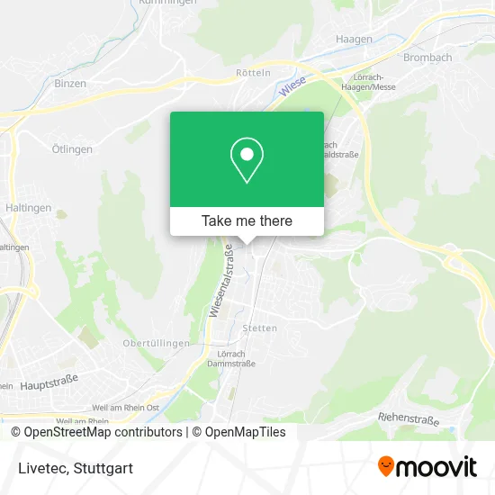 Livetec map