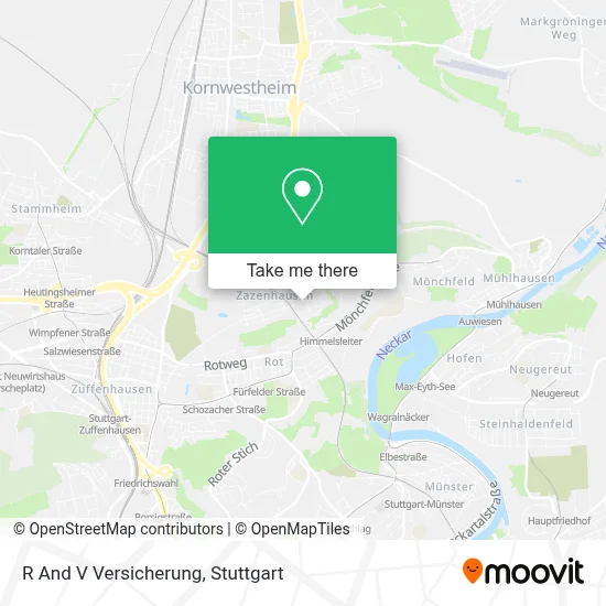 R And V Versicherung map