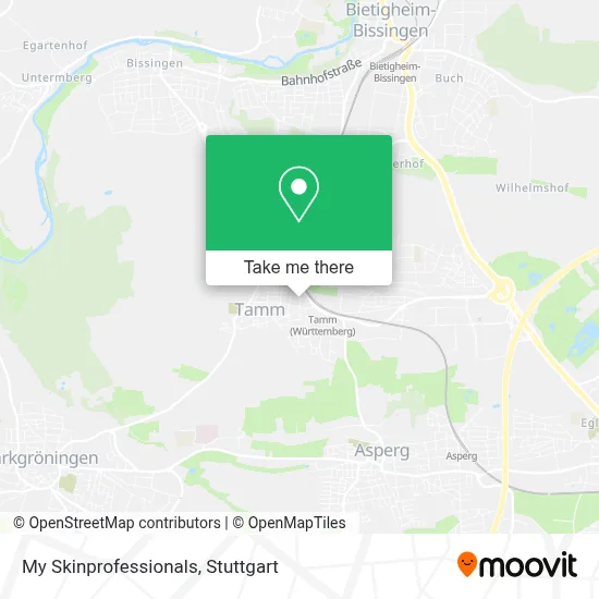 My Skinprofessionals map