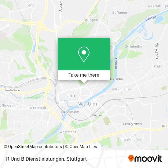 R Und B Dienstleistungen map