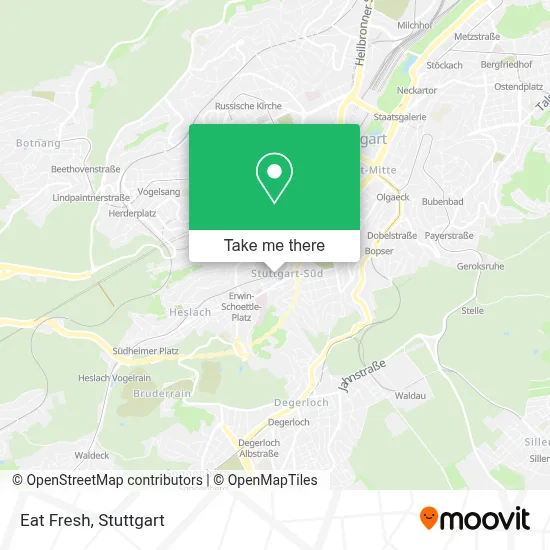 Eat Fresh map