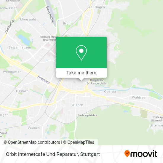 Orbit Internetcafe Und Reparatur map