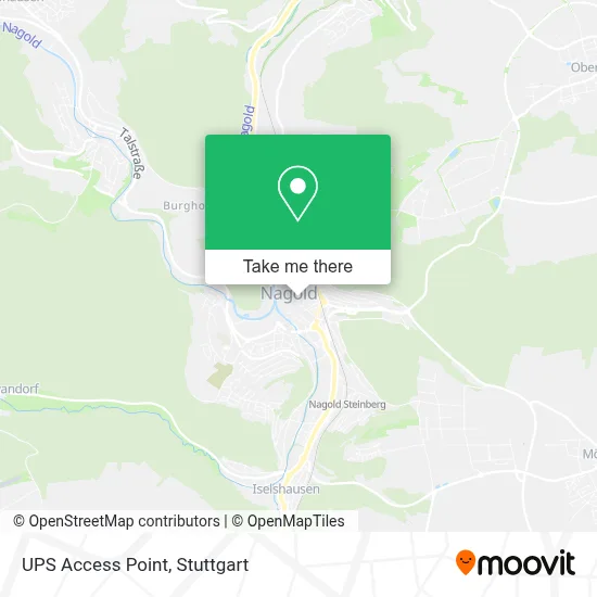 Ups Access Point map