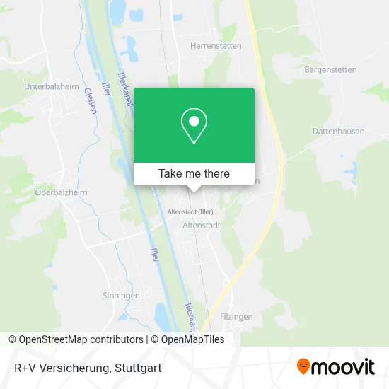 R+V Versicherung map