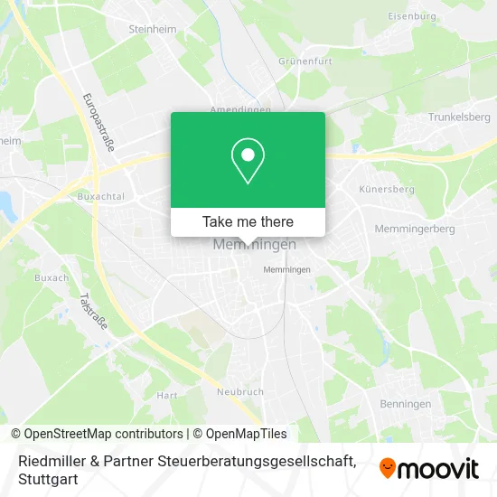Riedmiller & Partner Steuerberatungsgesellschaft map