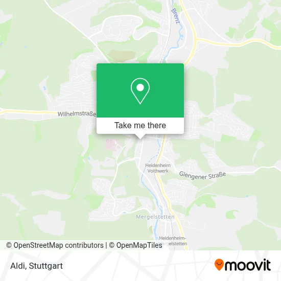 Aldi map
