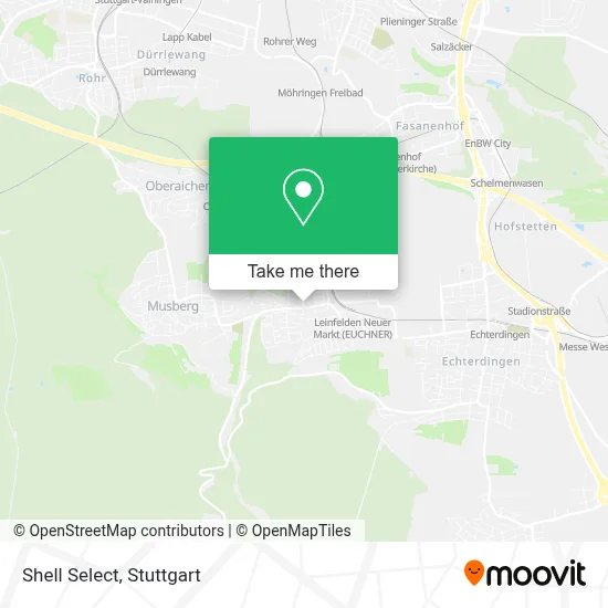 Shell Select map