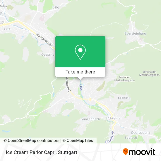 Ice Cream Parlor Capri map