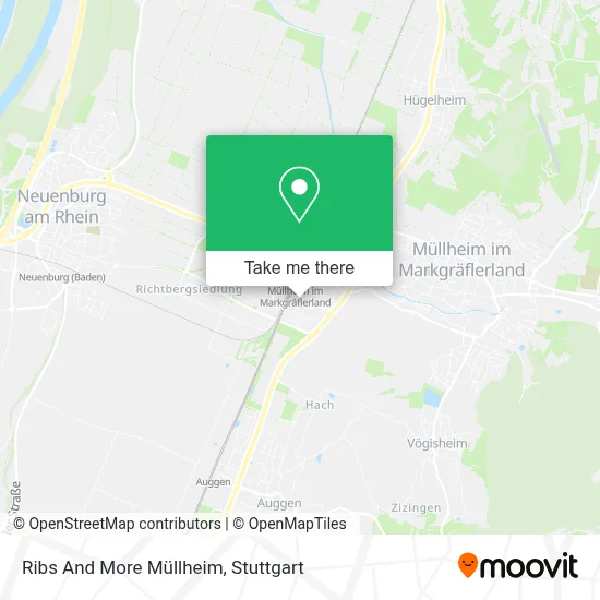 Ribs And More Müllheim map