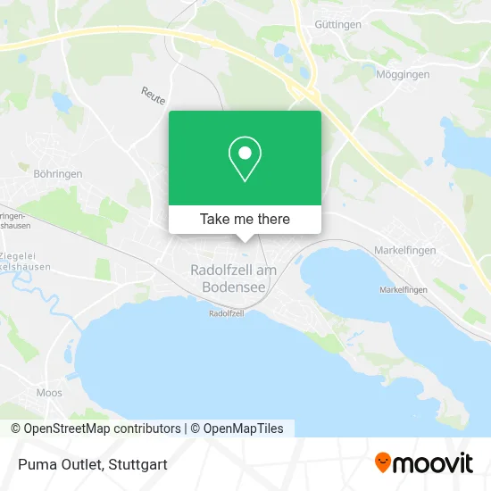 Puma Outlet map