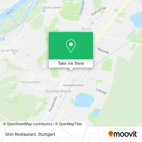 Shin Restaurant map